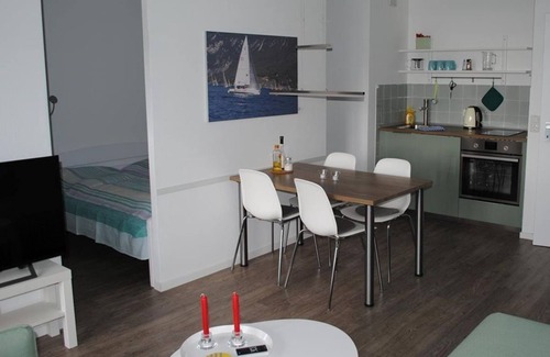 Schilksee Apartamento | Ferienwohnung Homeyer - apartment/apartment, shower, WC