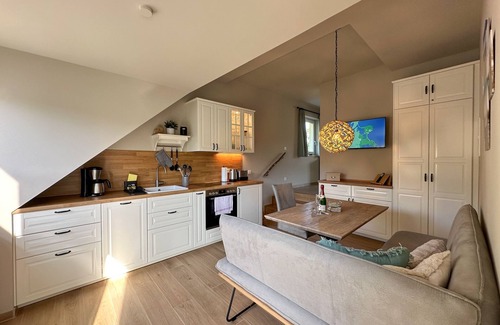 Monchgut-Granitz Apartamento | Ferienwohnung in Lobbe mit Meerblick