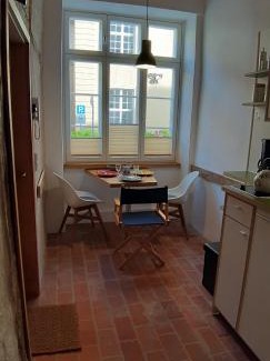 Luebeck Old Town Apartamento | Ferienwohnung Kontor im Traufenhaus