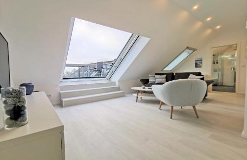 Gross Zicker Apartamento | Ferienwohnung mit Dachterrasse und Meerblick - Haus Inselwind FeWo MEERwasser