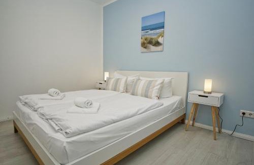 Gross Zicker Apartamento | Ferienwohnung mit eigener Sauna und Terrasse- Haus Inselwind FeWo MEERfamilie