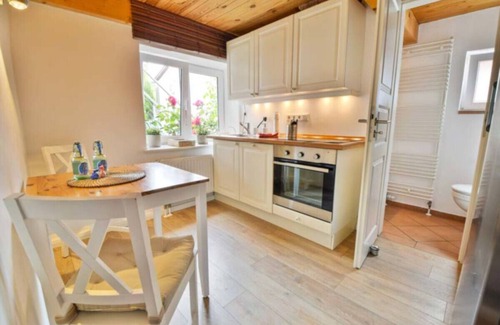 Maasholm Apartamento | Ferienwohnung mit Eigenem Eingang und Terrasse im Historischen Fischerhaus