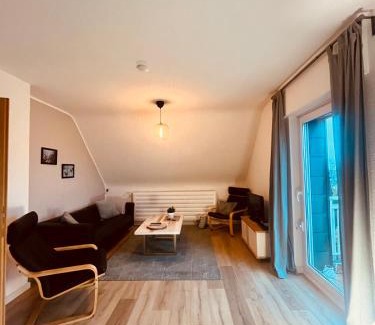 Hagen Apartamento | Ferienwohnung mit Fernblick