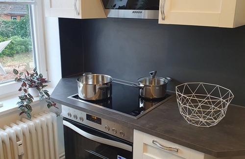 Moelln Apartamento | Ferienwohnung mit Kamin, Balkon, Boxspringbett, 3 Personen, See-und Waldnähe