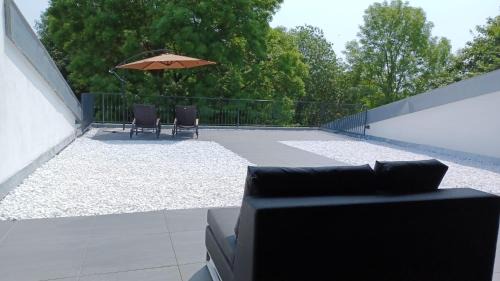 Muritz Apartamento | Ferienwohnung mit Kamin und traumhafter Dachterrasse mit Weitblick in die Natur