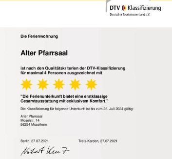 Moselkern Apartamento | Ferienwohnung Moselallee 5 Sterne