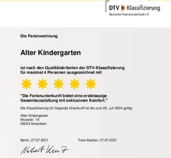 Moselkern Apartamento | Ferienwohnung Moselallee 5 Sterne