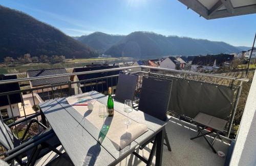 Muden Apartamento | Ferienwohnung Moseltraum, 1-6 Pers, mit 3 Schlafzimmer und Panoramabalkon