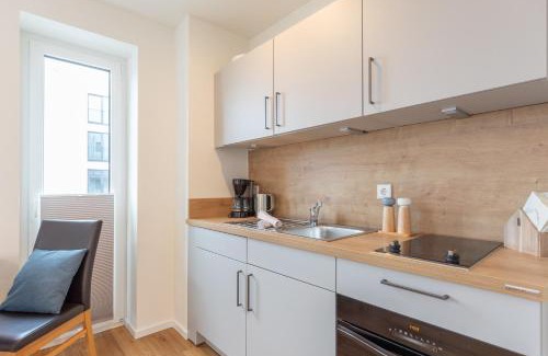 Norderhafen Apartamento | Ferienwohnung Nord-West - direkt am Nordseedeich mit Blick auf den See