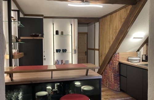 Glanbrucken Apartamento | Ferienwohnung Rosenschlösschen - Appartement/fewo, Dusche, WC, 2 Schlafräume