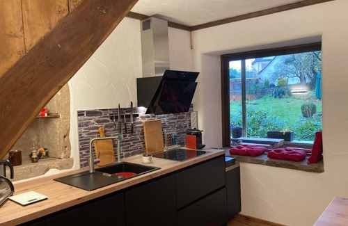 Glanbrucken Apartamento | Ferienwohnung Rosenschlösschen - Appartement/fewo, Dusche, WC, 2 Schlafräume