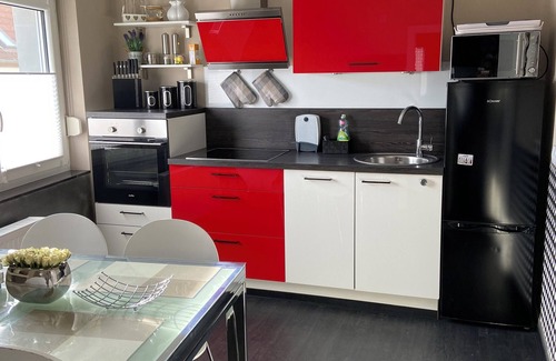 Schonebeck Apartamento | Ferienwohnung Sarah für 9 Personen