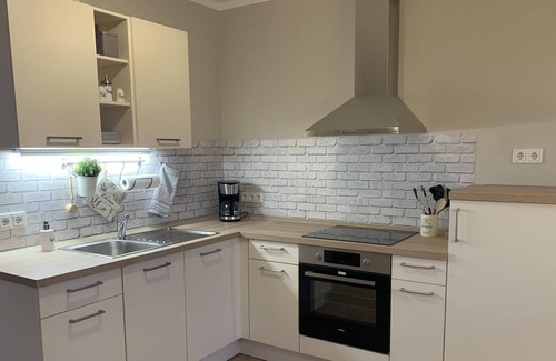 Simmertal Apartamento | Ferienwohnung Schöne Aussicht - Appartement/fewo, Dusche und Bad, WC, 2 Schlafräum