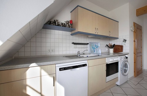 Bergewohrden Apartamento | Apartamento 'Ferienwohnung Schmidt Bergewöhrden' con jardín compartido y Wi-Fi