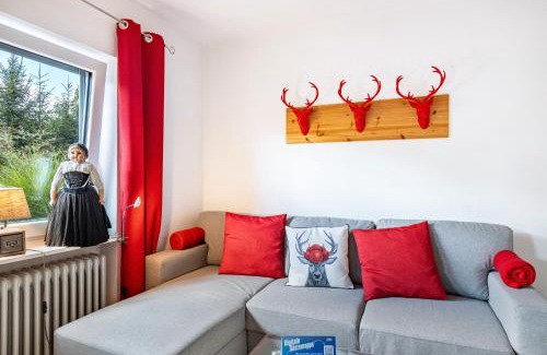 Unterkirnach Apartamento | Ferienwohnung Schwarzwaldhirsch