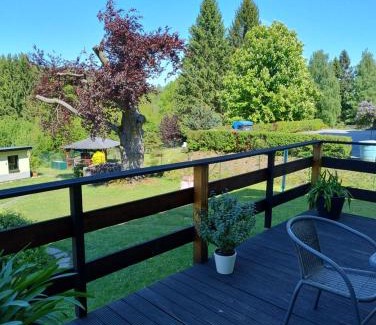 Sebnitz Apartamento | Ferienwohnung Waldblick mit Balkon