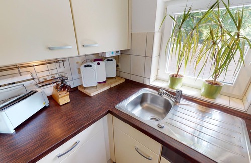 Lutterbek Apartamento | Apartamento 4 estrellas M1 en el molino de agua con piscina y sauna.