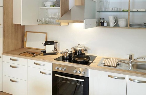 Halbturn Apartamento | Fewo 1, Terrasse, Dusche/wc, Gartenseite - Ferienwohnung Halbturn