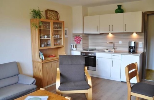 Silberberg Apartamento | Fewo 52qm para 2 personas. Sentirse bien jardín con hamacas.