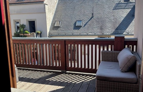 Pirna Apartamento | Fewo "Am Markt" in Pirna - Tor zur Sächsischen Schweiz - Dachterrasse - 6 Pers