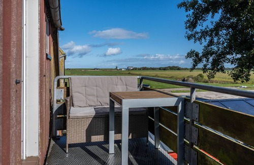 Pellworm Apartamento | Apartamento 'Ferienwohnung Flut' con terraza compartida, jardín compartido y Wi-Fi