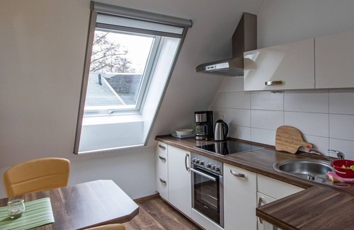 Burg-Dorf Apartamento | Fewo Harmonie, Schlafr., Wohnr., Küche, Du/wc, Freisitz - Spreewald Lodge