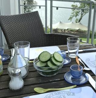 Ascheberg Apartamento | FeWo SaMa, Balkon zum Plöner See