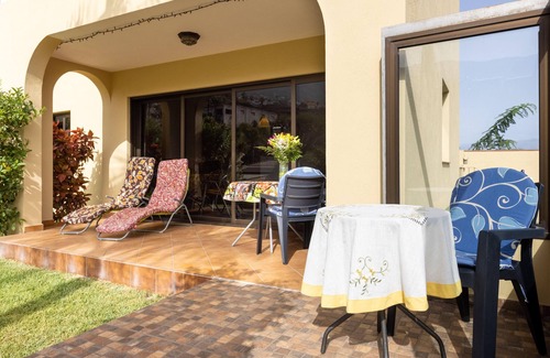 Santa Úrsula Apartamento | Fewo Vistamar mit Meerblick, Pool, grosser Terrasse und Garten, Grill, Parkplatz und WLAN gratis