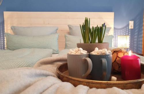 Bleiwasche Apartamento | FeWo Winter in der Villa Waldrand mit zwei Balkonen