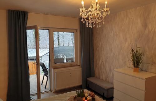Bleiwasche Apartamento | FeWo Winter in der Villa Waldrand mit zwei Balkonen