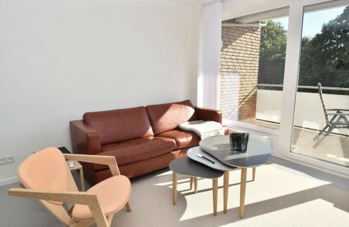 Flensburg Apartamento | fewo1846 - FoerdeView - luxuriöse Wohnung mit 2 Schlafzimmern und Balkon mit Hafenblick
