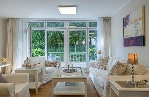Flensburg Apartamento | fewo1846 - Residence Museumsberg - luxuriöse Wohnung mit 2 Schlafzimmern und 2 Bädern