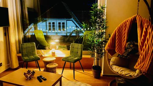Schwerin Apartamento | FeWoZauber - Domschloss, Zentrum, 6 Personen, Business, Dachterrasse, Familien