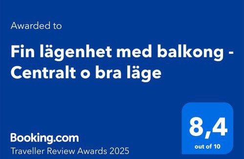 Karingon Apartamento | Fin lägenhet med balkong - Centralt o bra läge
