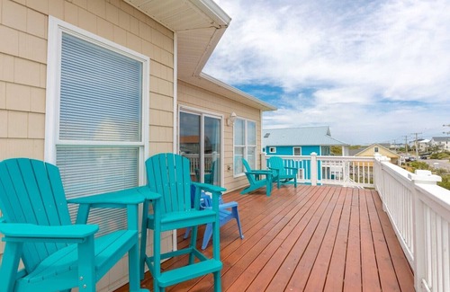 Topsail Beach Casa | ¡GRANDES 4 HAB 3 BA con vista al mar y fácil acceso a la playa! - Finalmente Beachin '