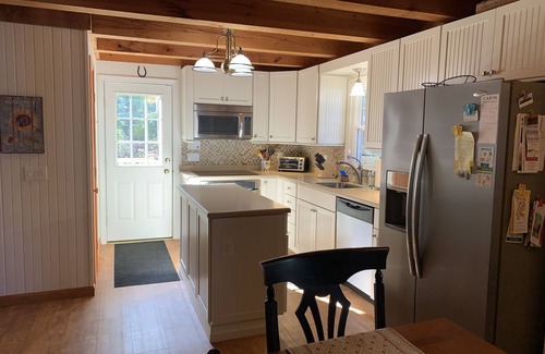 Bridgton Cabaña | Find your Happy Place, Highland Lake, Bridgton. Dock, fire pit, lakeside deck!