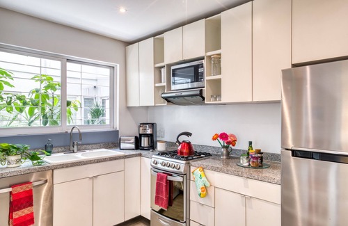 Colonia Condesa Apartamento | Impresionante, tranquilo, privado, nuevo