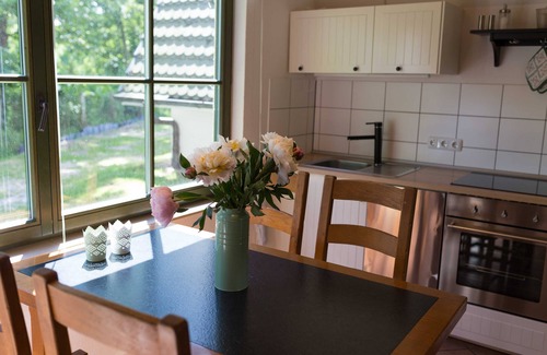 Zippendorf Apartamento | Finnhütte am Schweriner See - Casa 1 - Vacaciones con perro - Una casa en el lago - Finnhütten am Schweriner