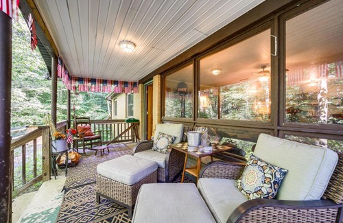 Sylva Casa | Fire Pit and Mtn Views North Carolina Abode!