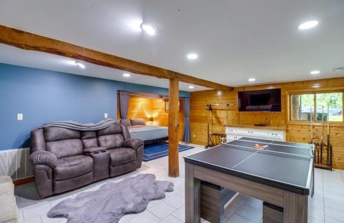 Harrison Casa | Fire Pit, Game Room and Mtn Views Cabin in Harrison