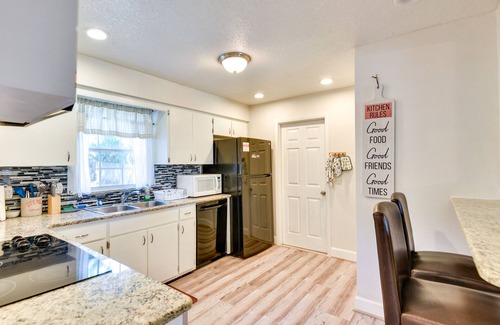 Longwood Casa | Fire Pit + Private Yard: Family Home in Longwood!