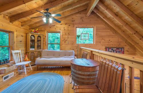 Black Mountain Casa | Firefly Lodge Private Log Cabin with Mountain Views!