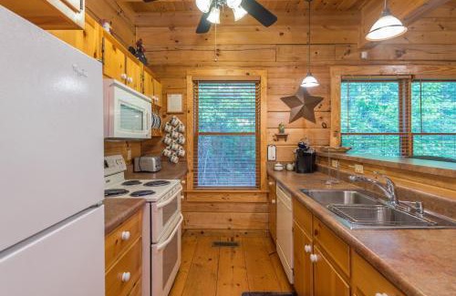 Black Mountain Casa | Firefly Lodge Private Log Cabin with Mountain Views!