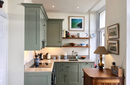 Coverack Apartamento | Piso en primera planta balcón con impresionantes vistas al mar.