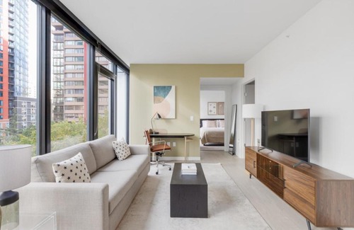 Downtown Seattle Apartamento | First Hill 1BR w Gym Patio Coworking SEA-435