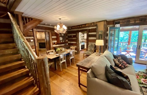 Cullowhee Cabina | Fish Camp at Waterdance - Log Cabin On The River