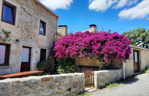 Rianxo Cabaña | Casa de pescadores (siglo XVIII),vistas al mar,wifi gratis, jardín,chimenea, bbq