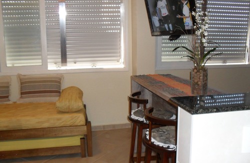 Embare Apartamento | Montar 1 dormitorio con vista panorámica de la playa, Wi-Fi, Gar. Colectivo, Embaré (canal 4)