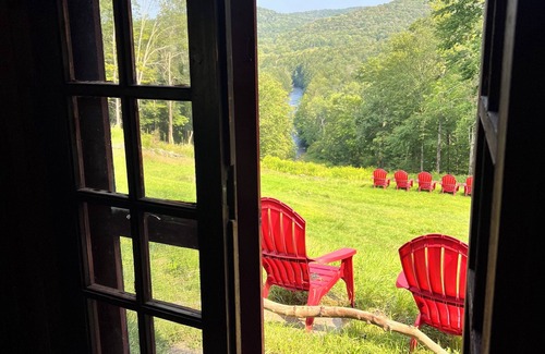 Roscoe Cabina | Five Generation Family Cabin with Spectacular Overview of the Beaverkill River.