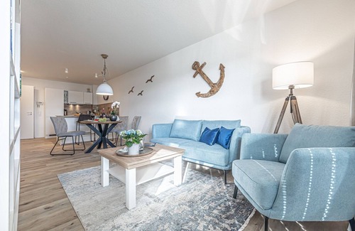 Schleswig Apartamento | Fjord berth 4 - shower, balcony, garden furniture, underfloor heating, parking lot